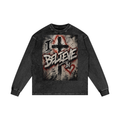 Acid Wash Oversize Long Sleeve T-Shirt