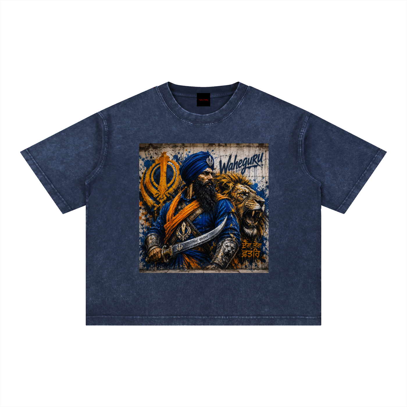 Mineral Wash Boxy Cotton T-Shirt