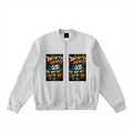 Essential Zip-Up Fleeced Varsity Jacket