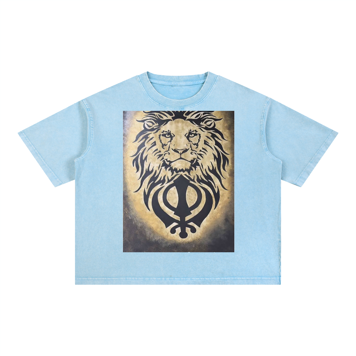 Mineral Wash Boxy Cotton T-Shirt