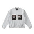 Essential Zip-Up Fleeced Varsity Jacket
