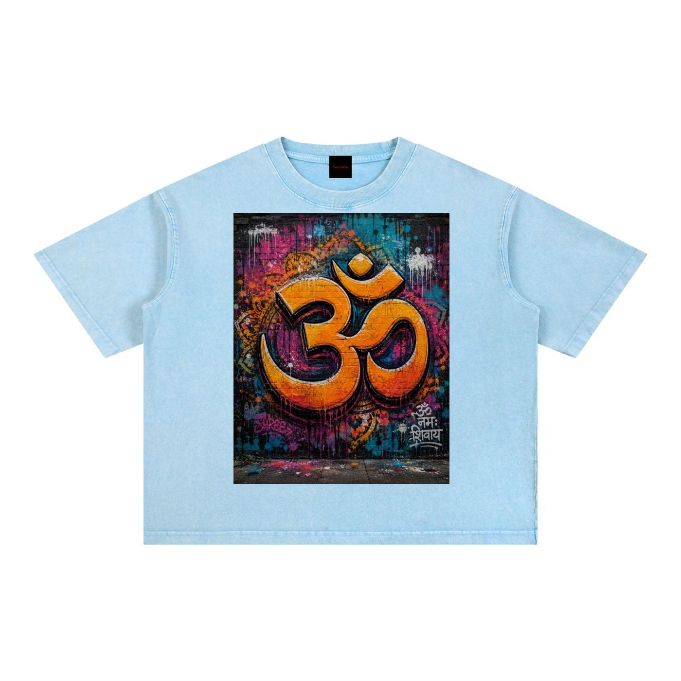 Mineral Wash Boxy Cotton T-Shirt