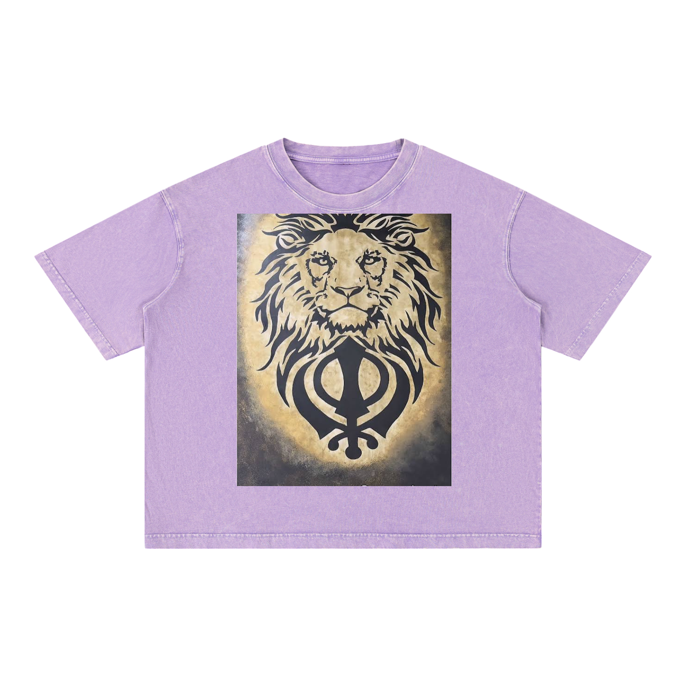 Mineral Wash Boxy Cotton T-Shirt