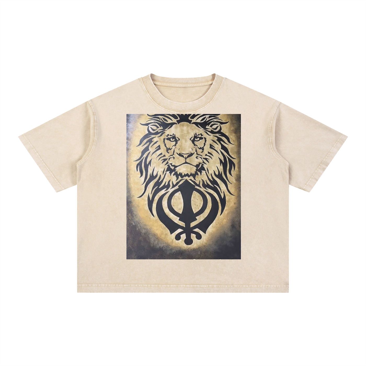 Mineral Wash Boxy Cotton T-Shirt