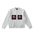 Essential Zip-Up Fleeced Varsity Jacket