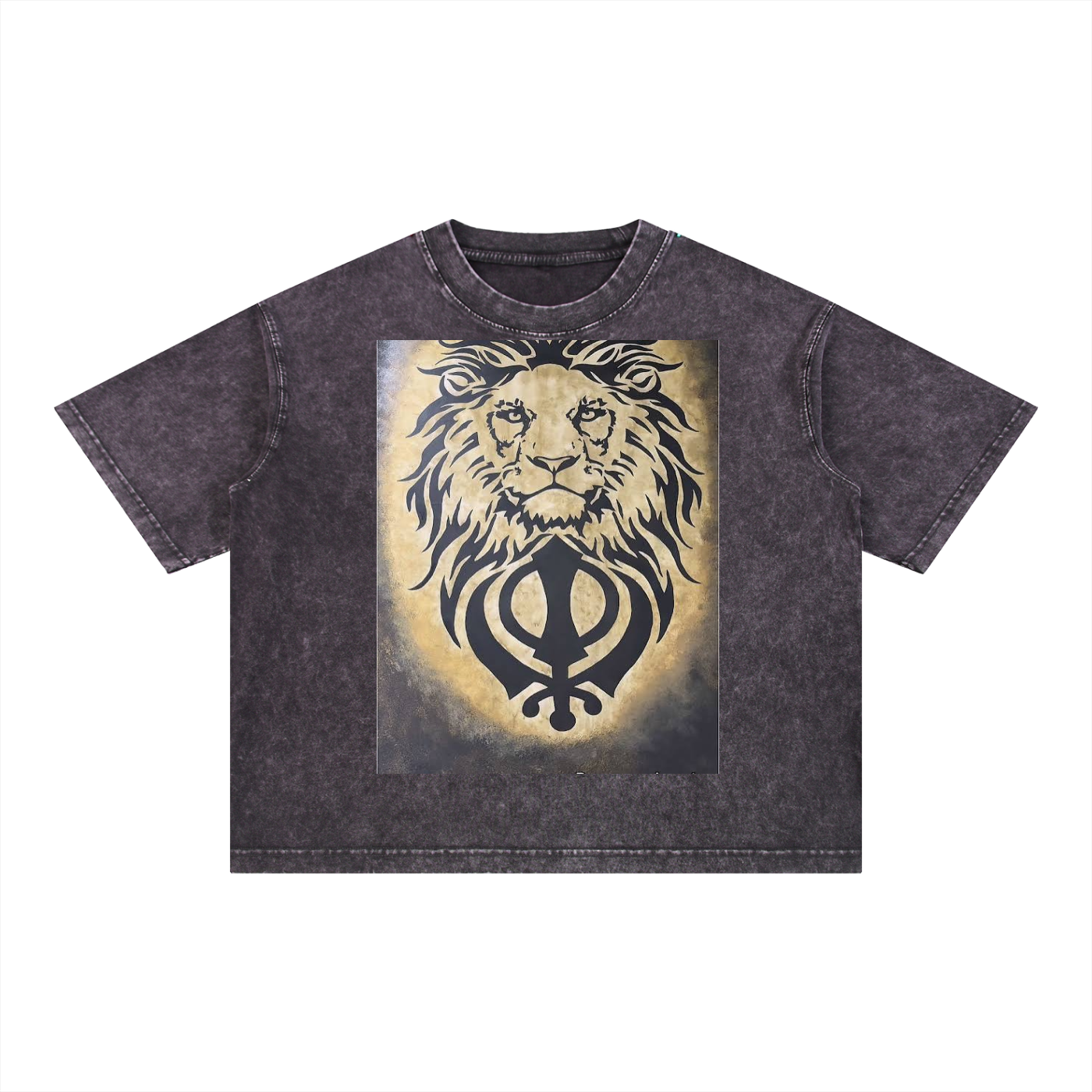 Mineral Wash Boxy Cotton T-Shirt