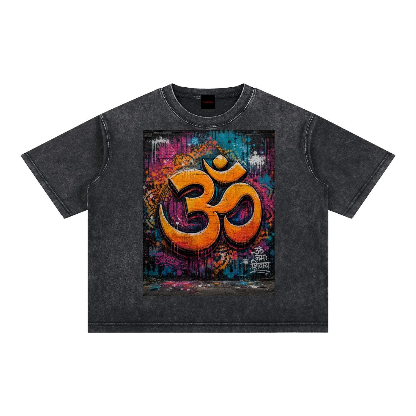 Mineral Wash Boxy Cotton T-Shirt