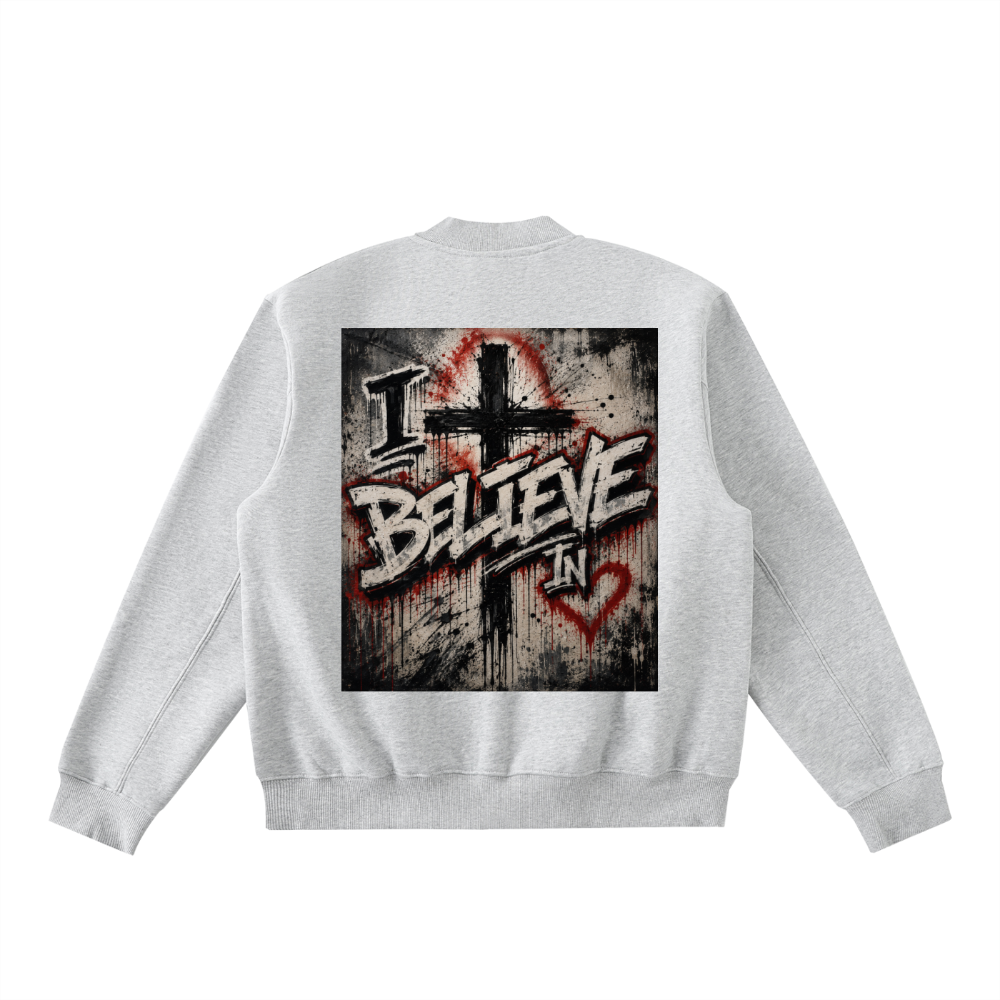 Essential Zip-Up Fleeced Varsity Jacket