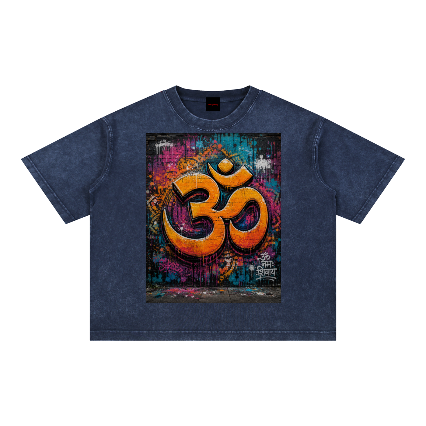 Mineral Wash Boxy Cotton T-Shirt