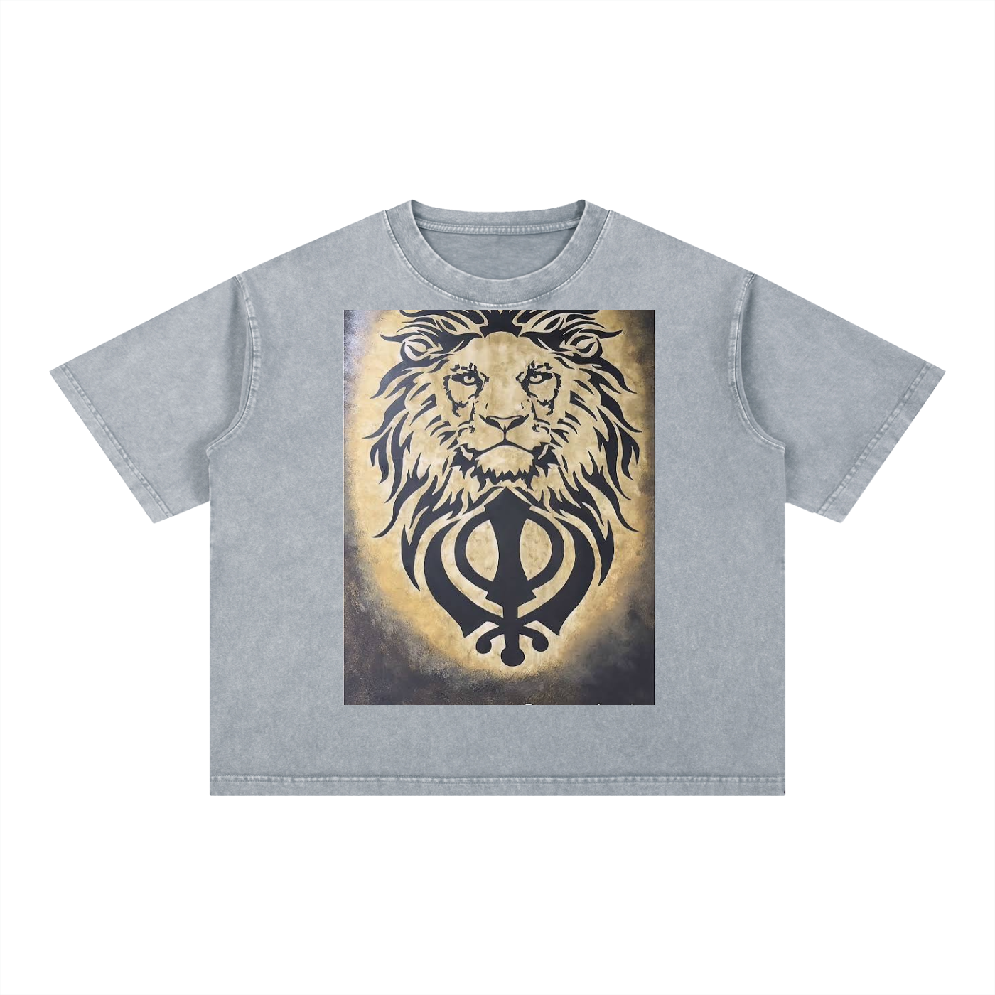 Mineral Wash Boxy Cotton T-Shirt