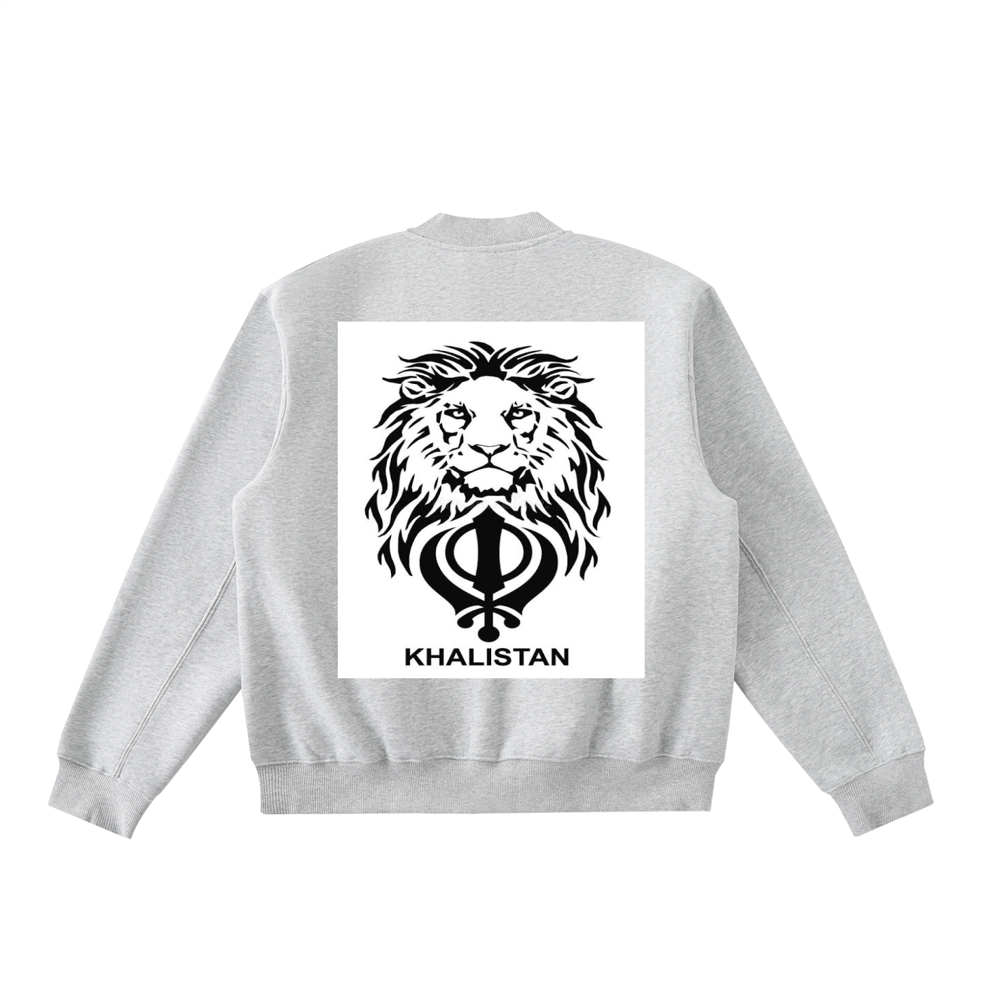 Essential Zip-Up Fleeced Varsity Jacket