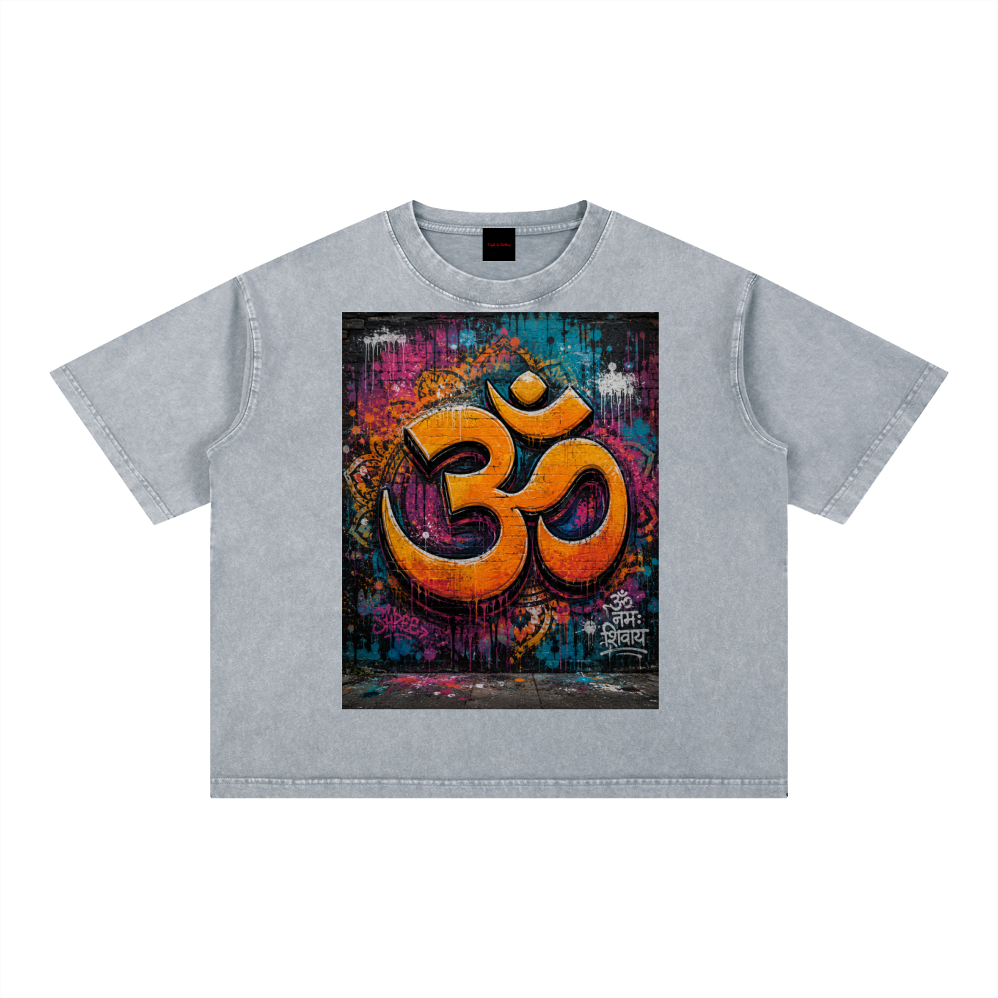 Mineral Wash Boxy Cotton T-Shirt