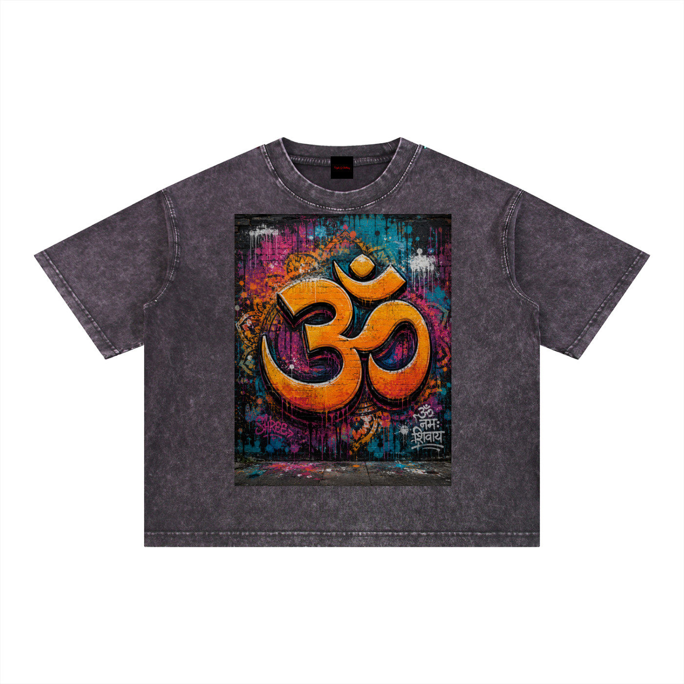 Mineral Wash Boxy Cotton T-Shirt