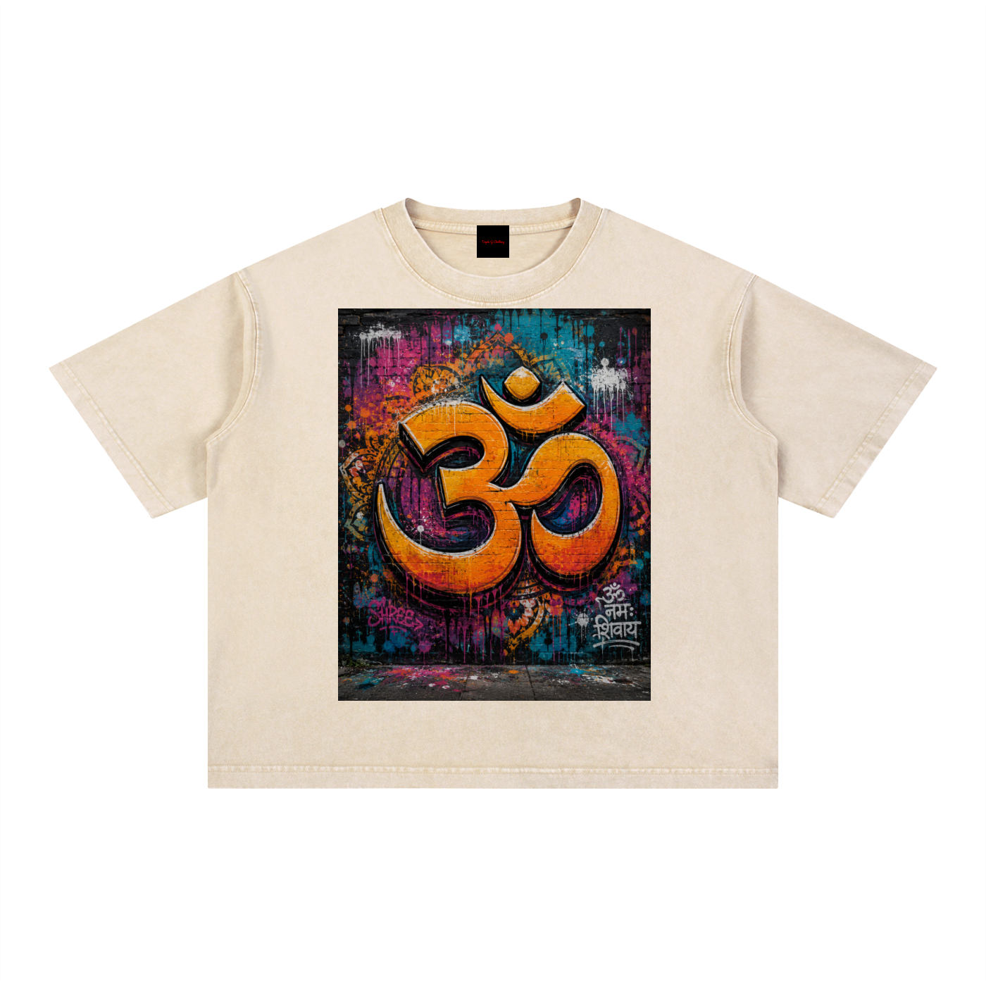 Mineral Wash Boxy Cotton T-Shirt