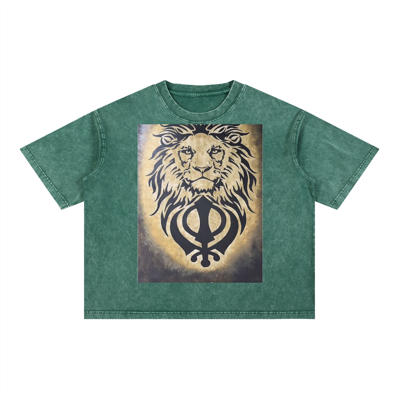 Mineral Wash Boxy Cotton T-Shirt