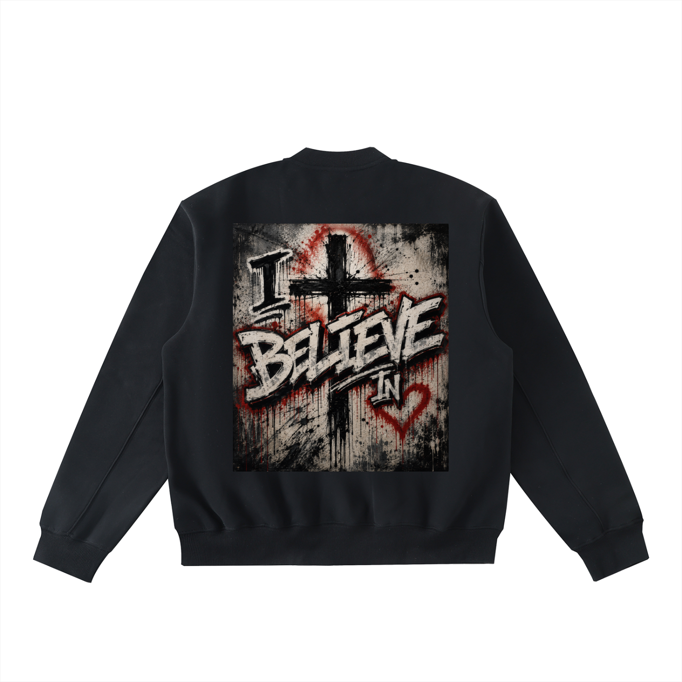 Essential Zip-Up Fleeced Varsity Jacket
