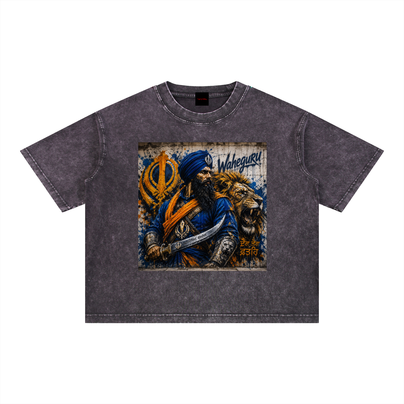 Mineral Wash Boxy Cotton T-Shirt