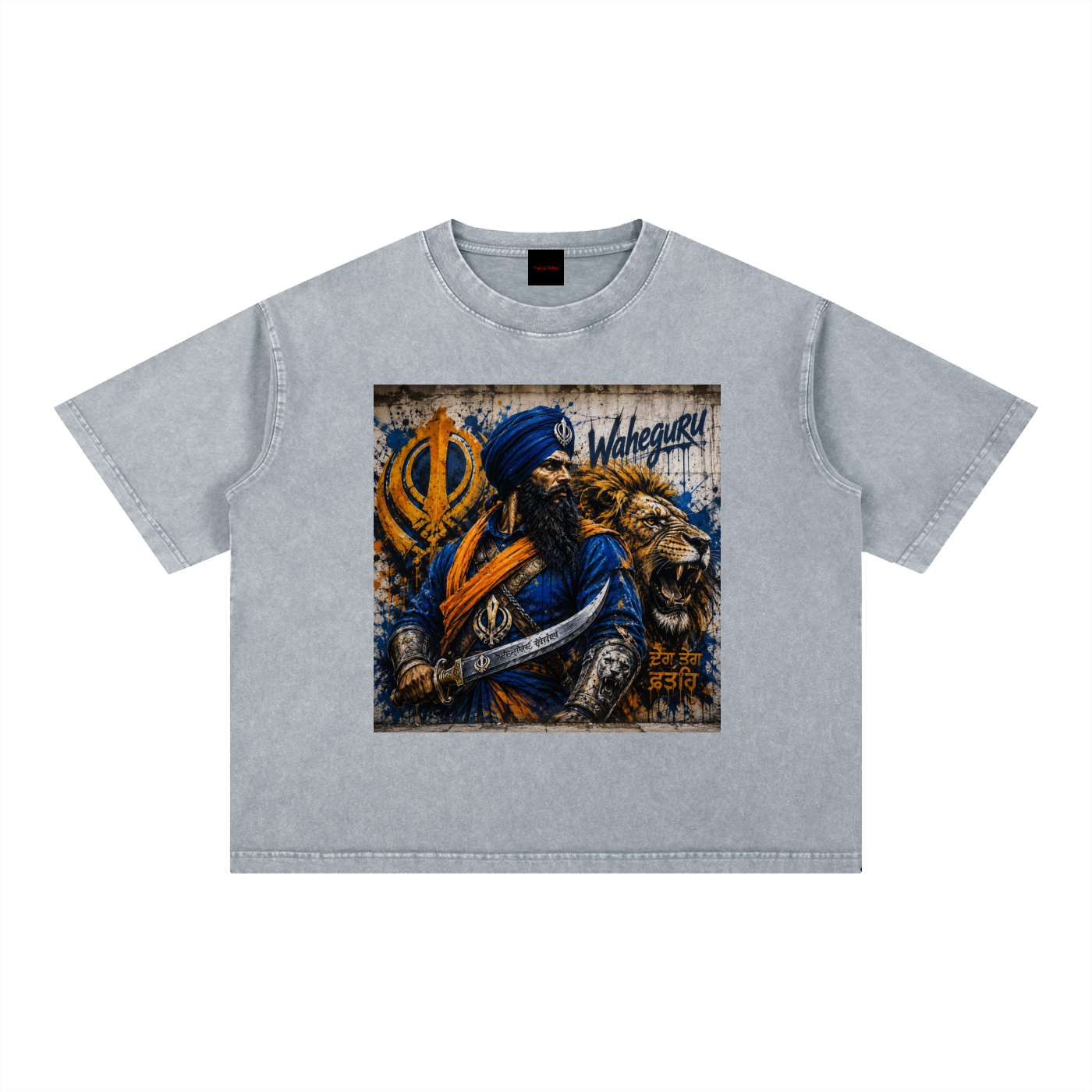 Mineral Wash Boxy Cotton T-Shirt