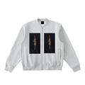Essential Zip-Up Fleeced Varsity Jacket