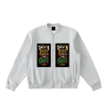 Essential Zip-Up Fleeced Varsity Jacket