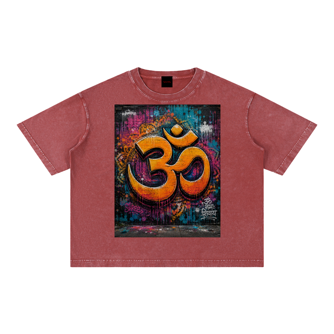Mineral Wash Boxy Cotton T-Shirt