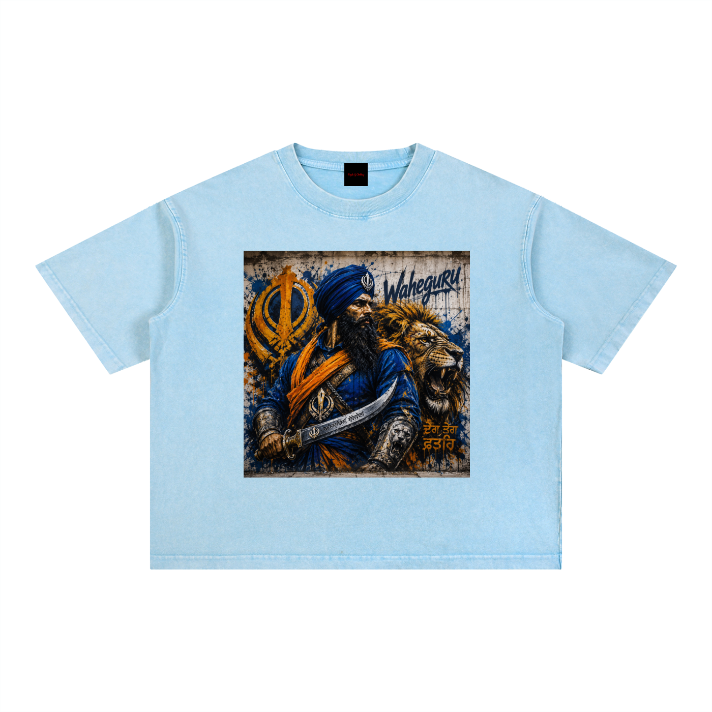 Mineral Wash Boxy Cotton T-Shirt