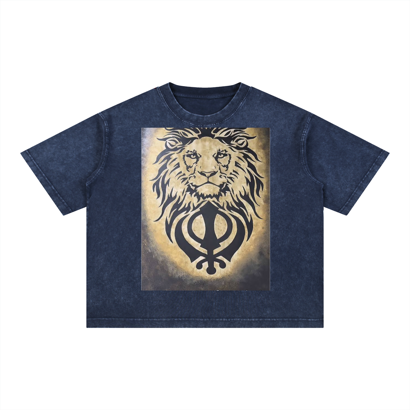 Mineral Wash Boxy Cotton T-Shirt