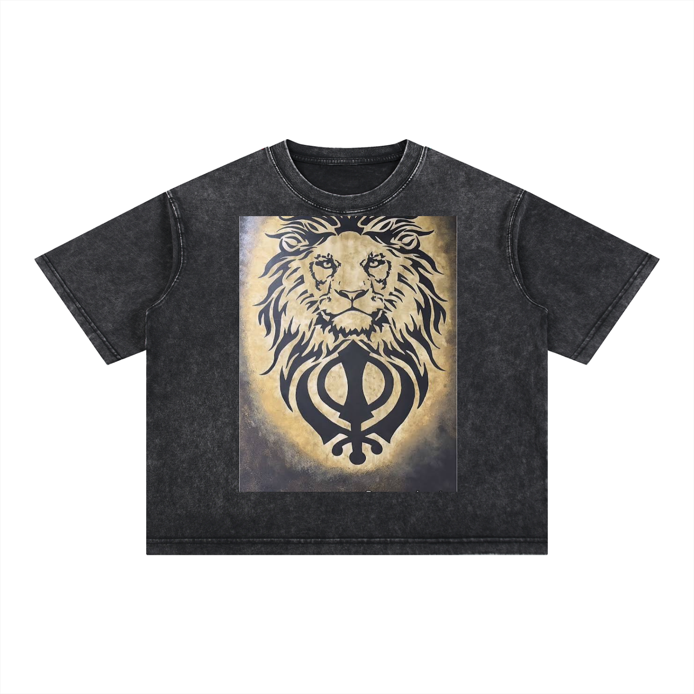 Mineral Wash Boxy Cotton T-Shirt