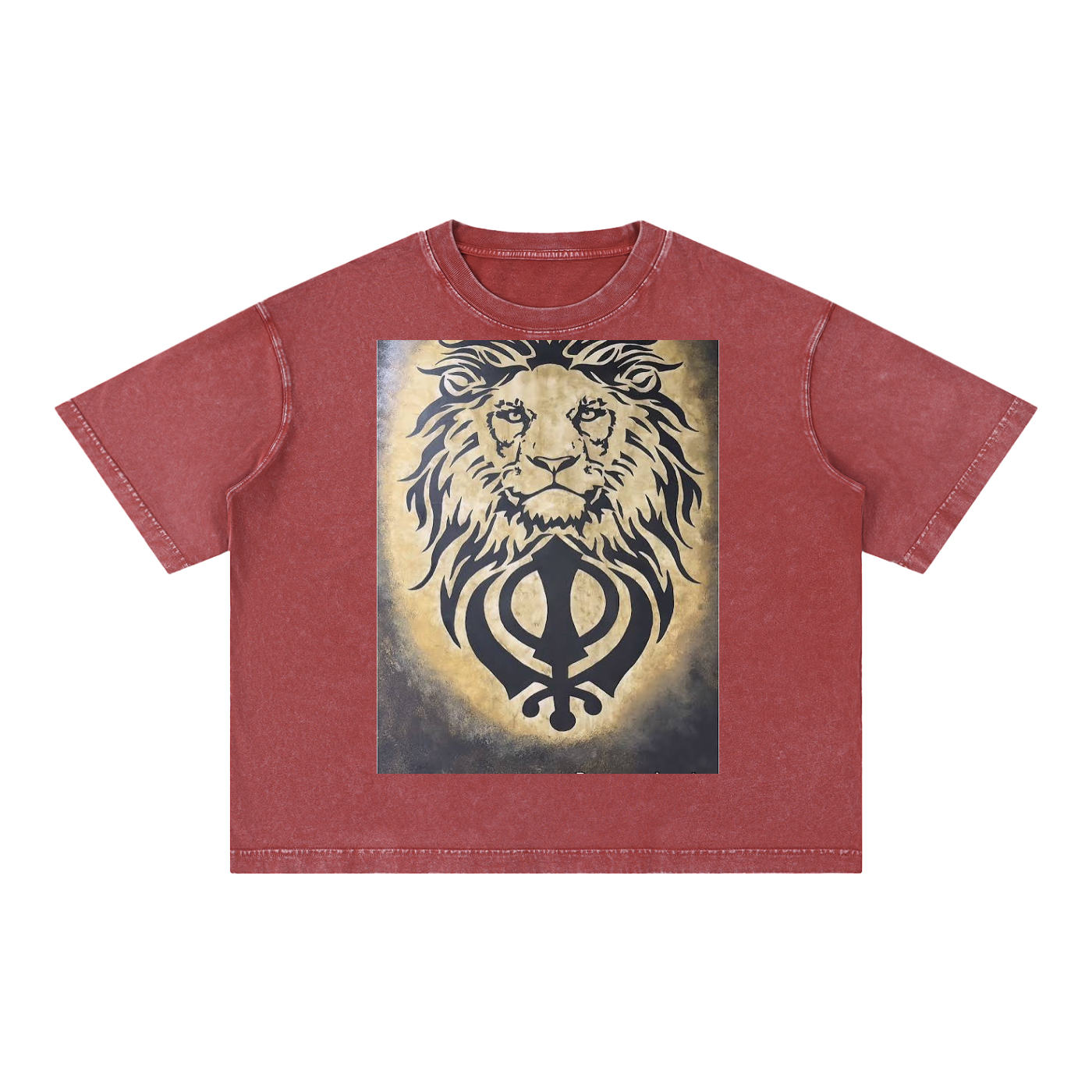 Mineral Wash Boxy Cotton T-Shirt