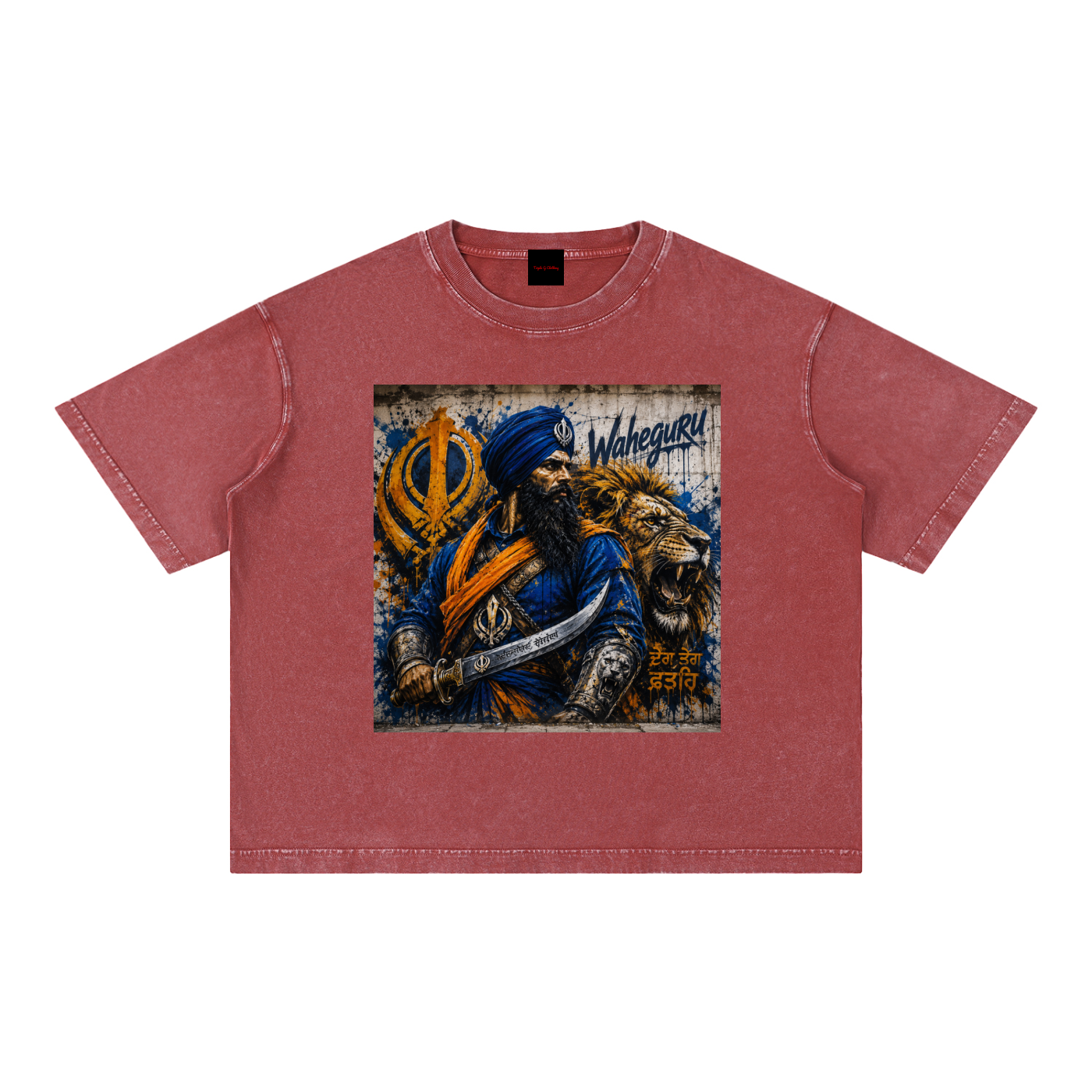 Mineral Wash Boxy Cotton T-Shirt