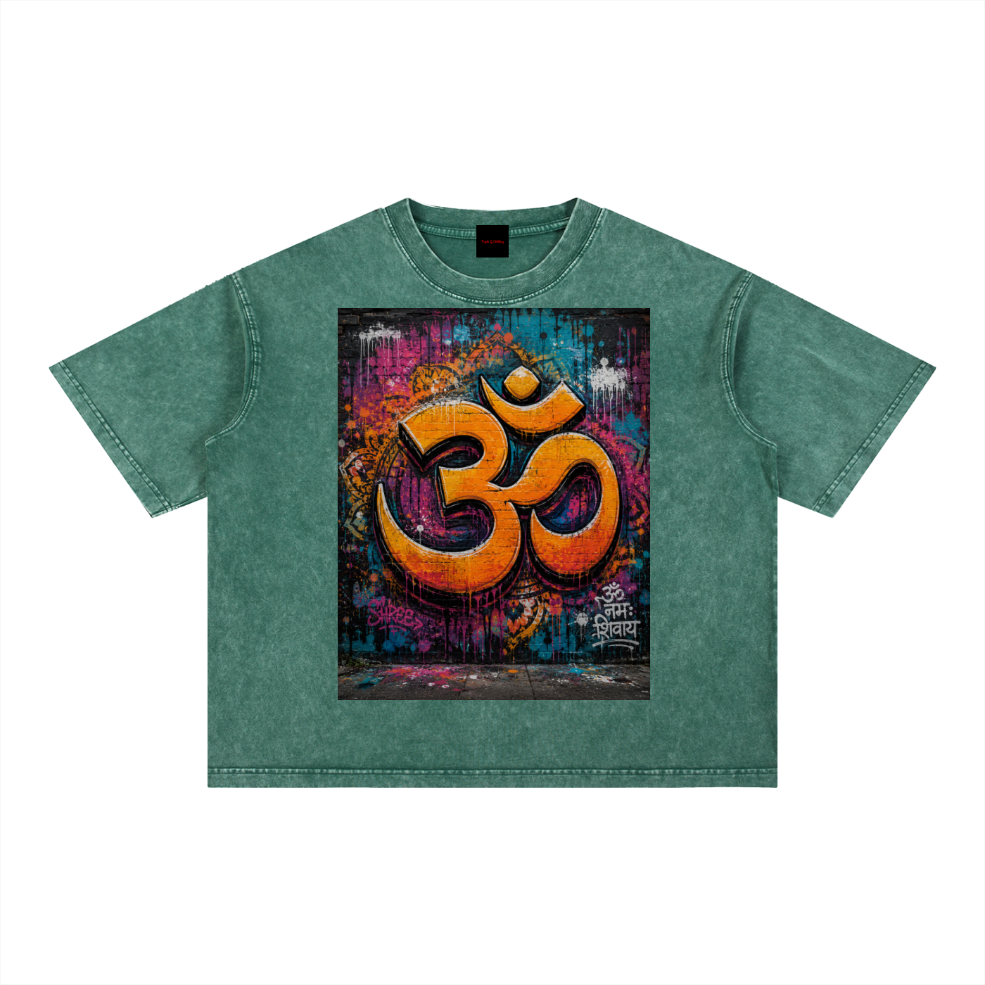 Mineral Wash Boxy Cotton T-Shirt